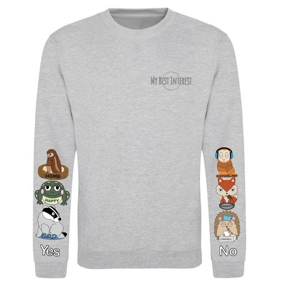Kids Woodland Animal Communication Sweatshirt - Daywear