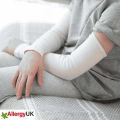 Kids Eczema Arm Sleeves – Organic Cotton, Protective (Undyed)