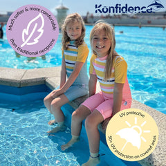Konfidence Warma E-Flex™ Kids Swimsuit | UV Sunsuit - Swimwear and Accessories