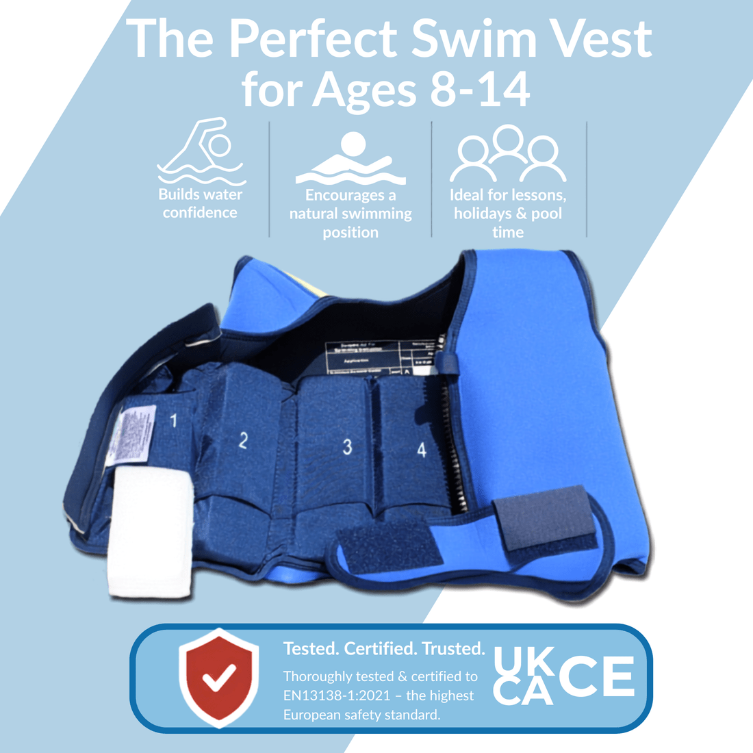 Konfidence Youth Swim Jacket - Swimwear and Accessories