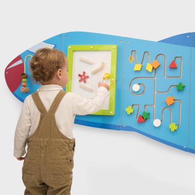 Large Aeroplane Sensory Wall Panel - Sensory Toys