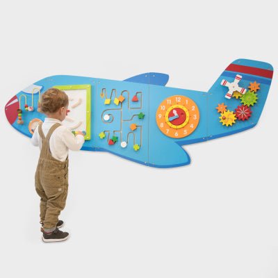 Large Aeroplane Sensory Wall Panel - Sensory Toys