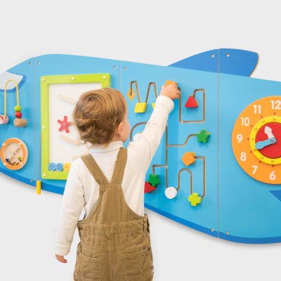 Large Aeroplane Sensory Wall Panel - Sensory Toys