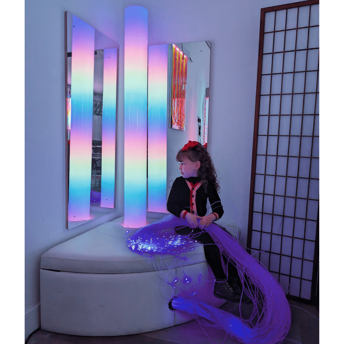 Large Bubble Tube Mirrors – Set of 2 - Sensory Equipment