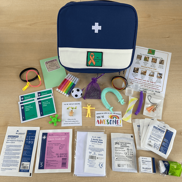 Large Capacity 50 piece Self - Harm Distraction and Safety Kit - Care & Safety