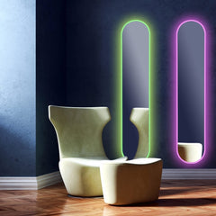 Large LED Wall-Mounted Sensory Mirror – 152cm - Sensory Equipment