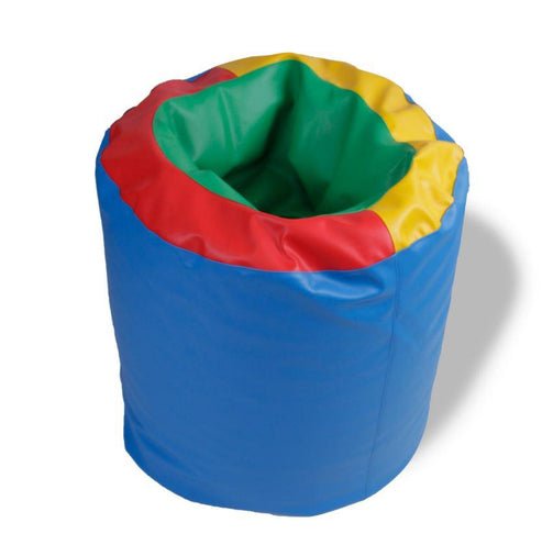Large Sensory Bean Bag Tunnel Pouf (3 Finishes) - Sensory Equipment