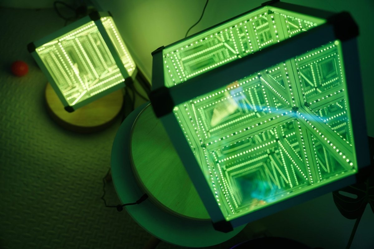 LED Infinity Cube - 25cm - Sensory Toys