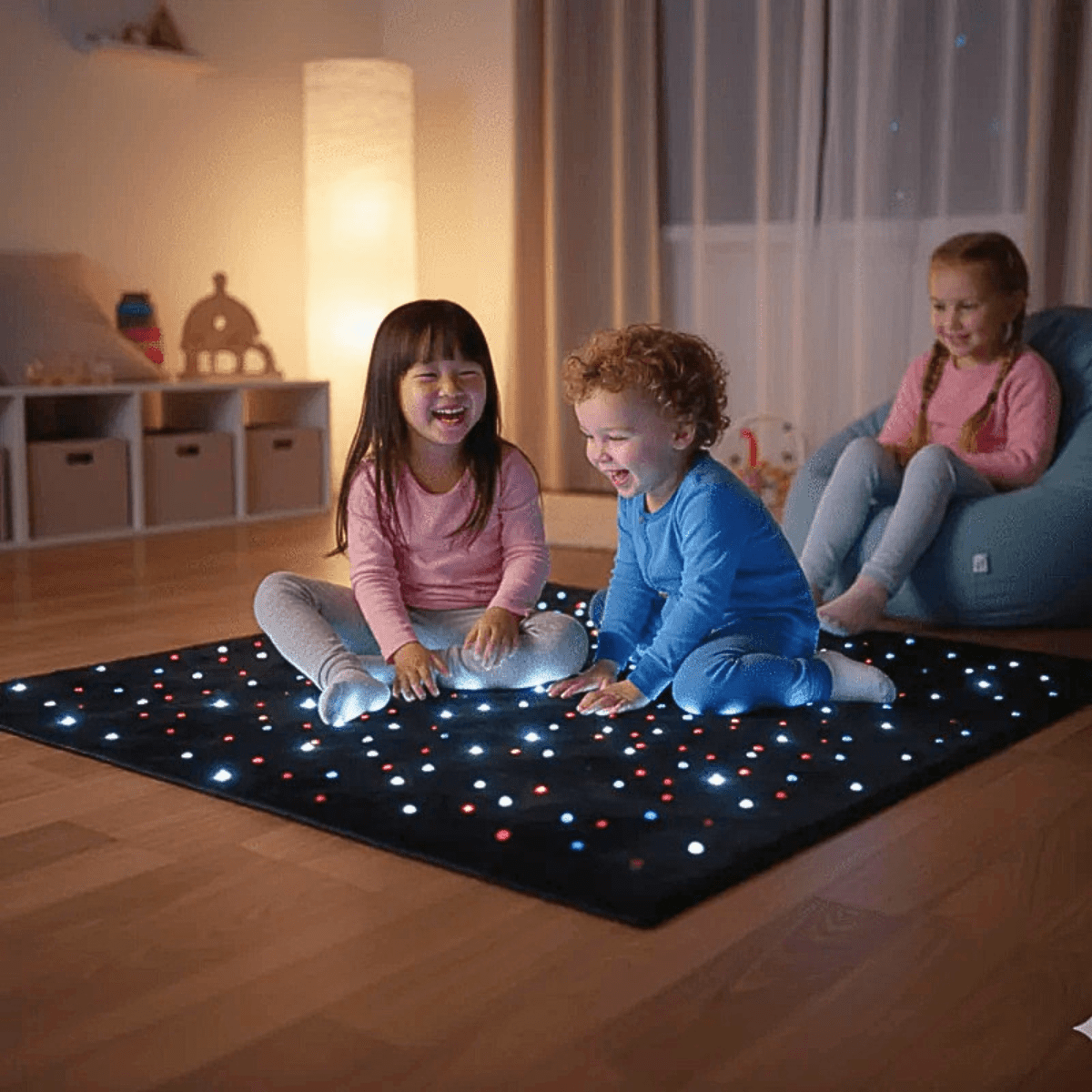 LED Sensory Carpet – Interactive Light-Up Rug - Sensory Equipment