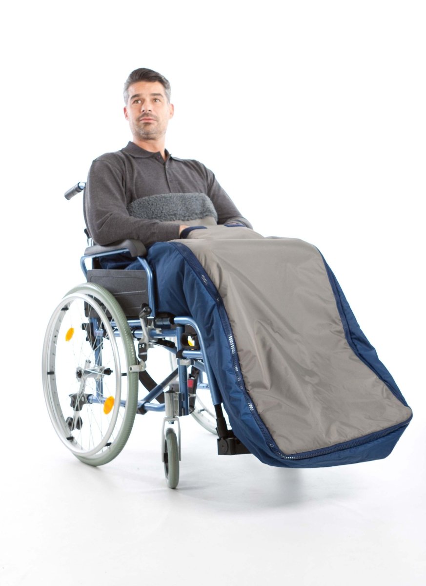 Leg Sleeve Royal Wheelchair Leg Cover with Zips 7430 - Wheelchair Clothing