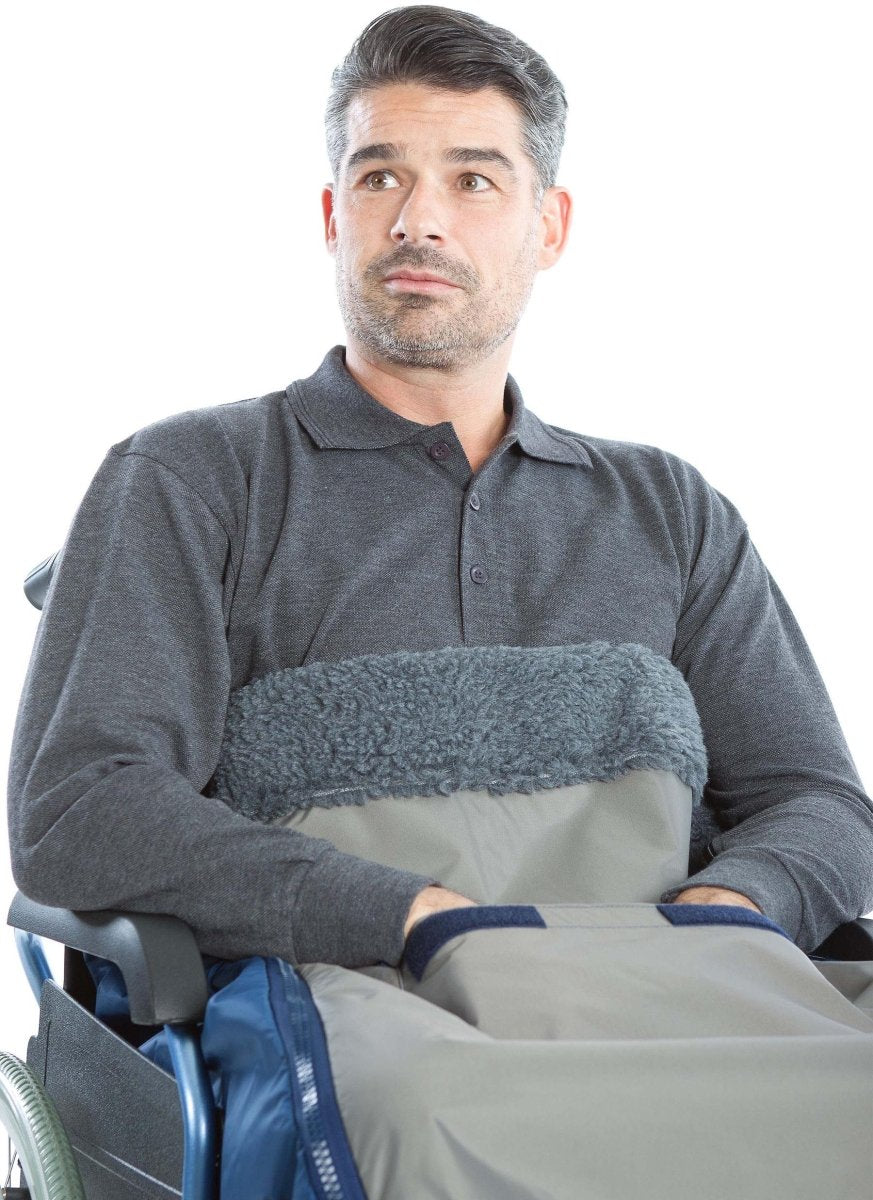Leg Sleeve Royal Wheelchair Leg Cover with Zips 7430 - Wheelchair Clothing