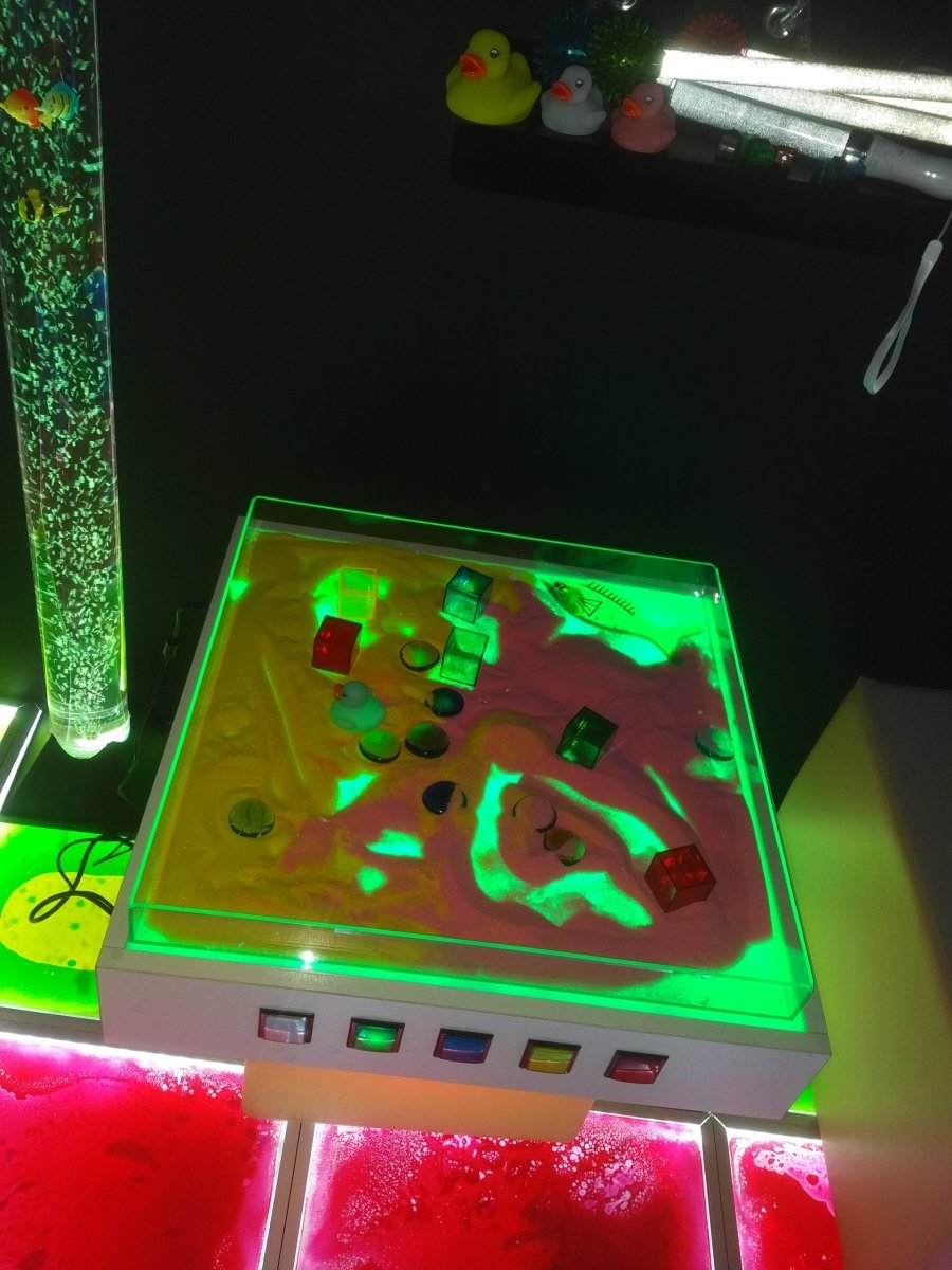 Light Up Sand Table For Sensory Play - Sensory Toys