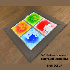 Light Up Sensory Floor Tile Kit – 4 Tiles and Adaptor - Sensory Equipment