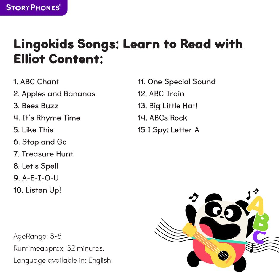 LingoKids Songs StoryShields - for StoryPhones - Sensory Toys