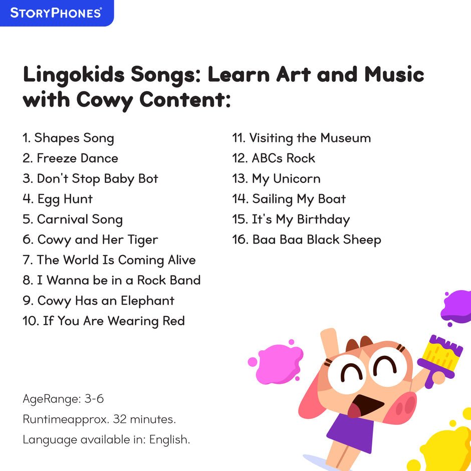 LingoKids Songs StoryShields - for StoryPhones - Sensory Toys