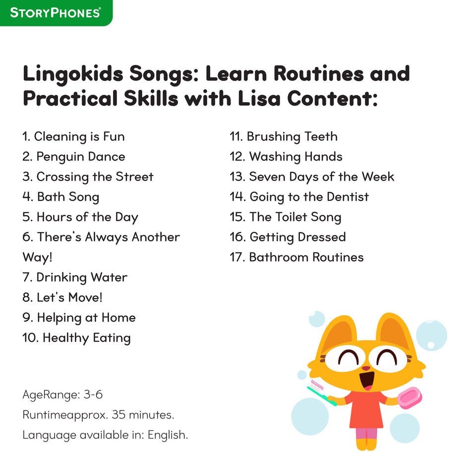 LingoKids Songs StoryShields - for StoryPhones - Sensory Toys