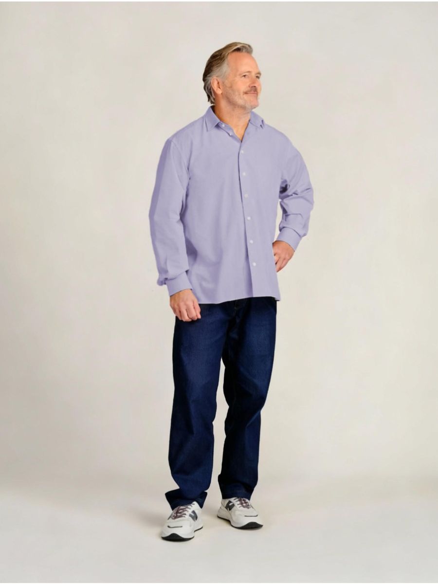 Men’s Adaptive Back-Opening Long Sleeve Shirt – 7255 - Daywear