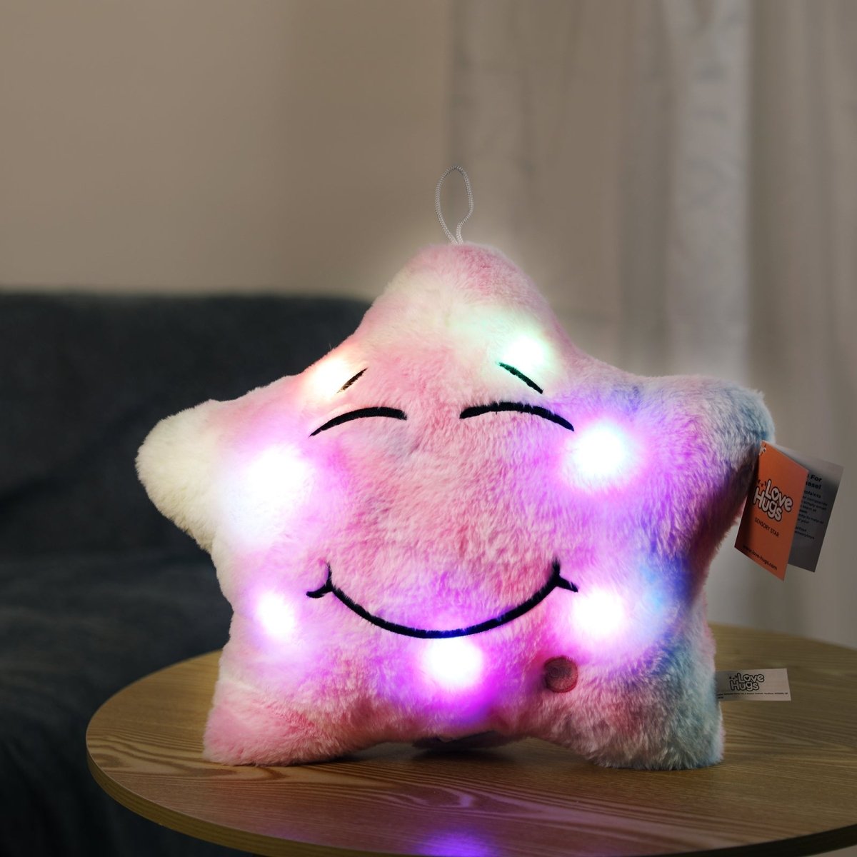 Musical Light Up Star Soft Toy – Calming Sensory Night Light - Sensory Toys