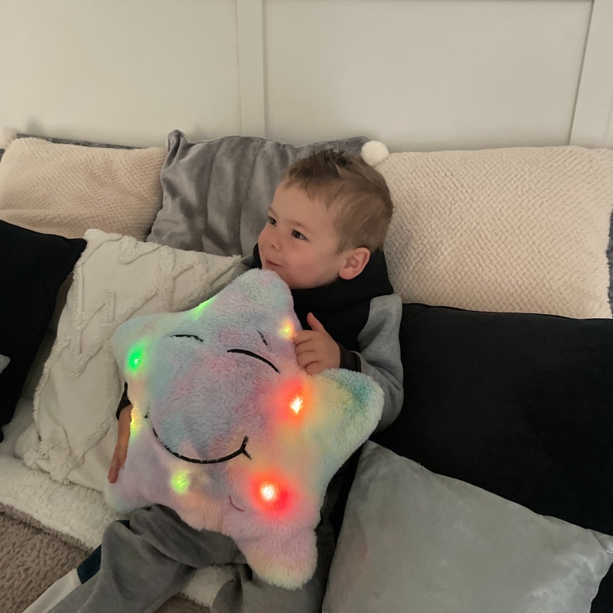 Musical Light Up Star Soft Toy – Calming Sensory Night Light - Sensory Toys
