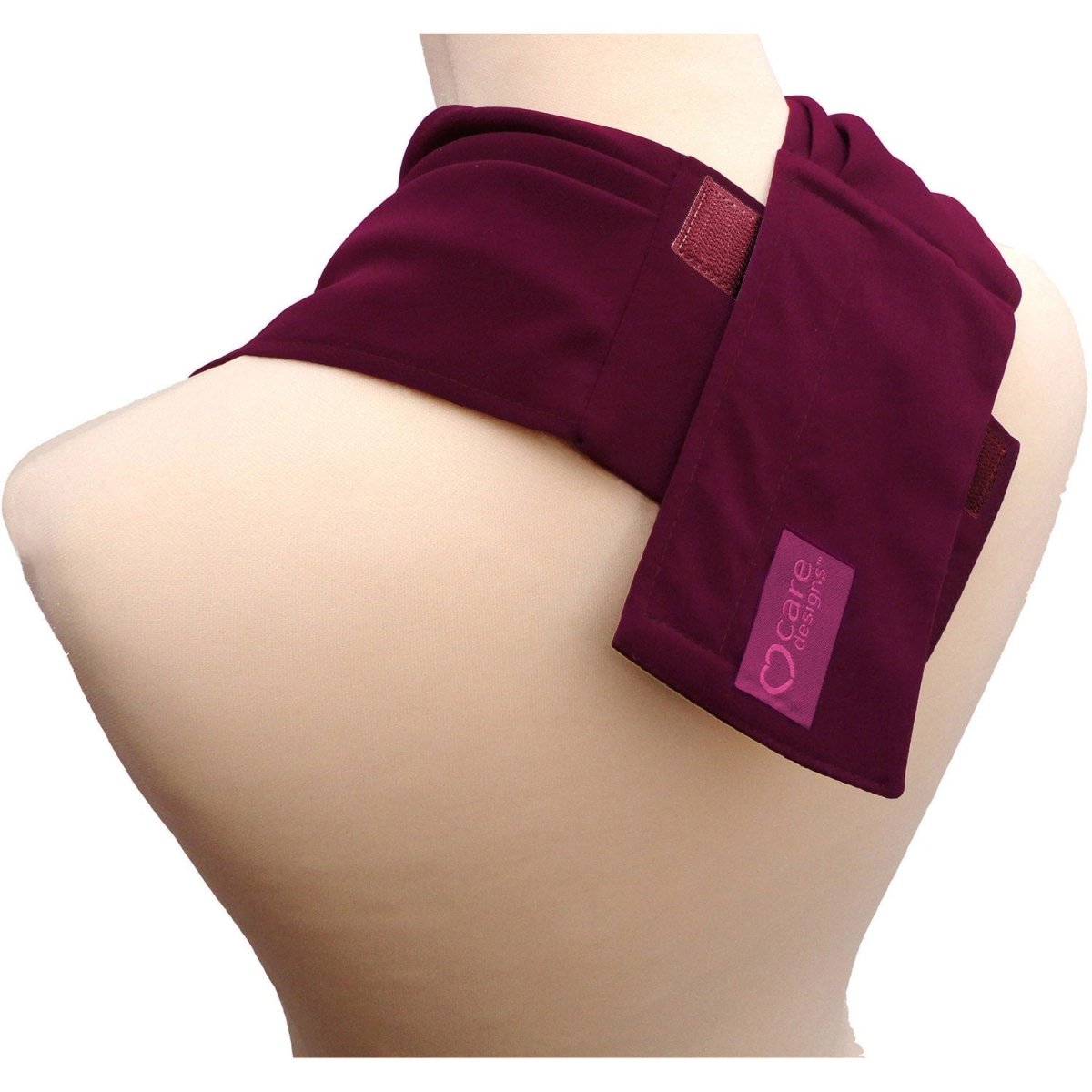 Pashmina scarf style clothing protector - Burgundy - Bibs & Neckerchiefs
