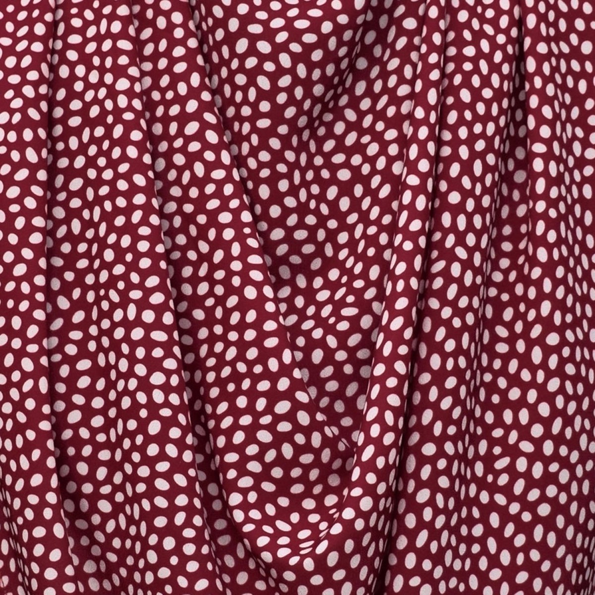 Pashmina scarf style clothing protector - Burgundy Dot - Bibs & Neckerchiefs