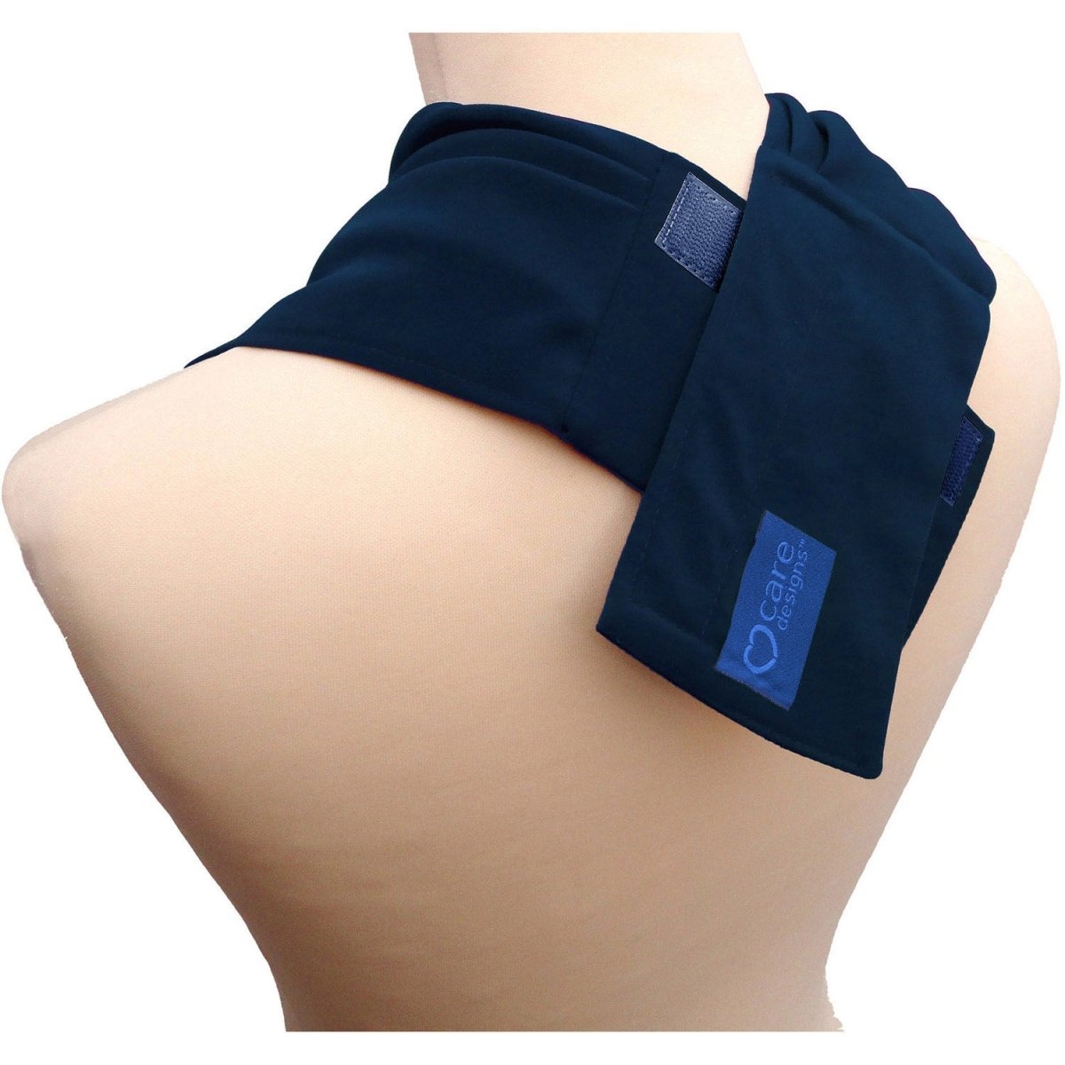 Pashmina scarf style clothing protector - Navy - Bibs & Neckerchiefs