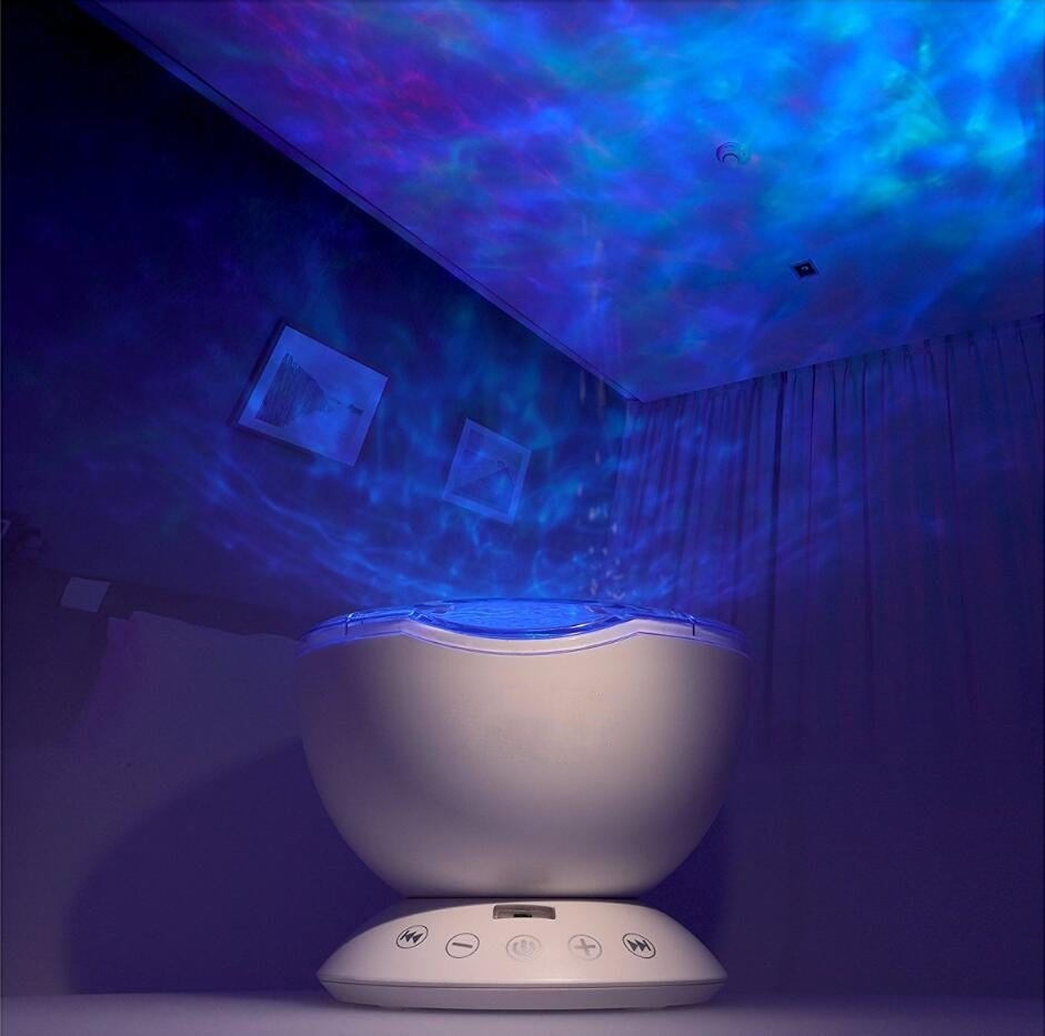Portable Ocean Wave Sensory Projector with Sounds & Speaker - Sensory Equipment