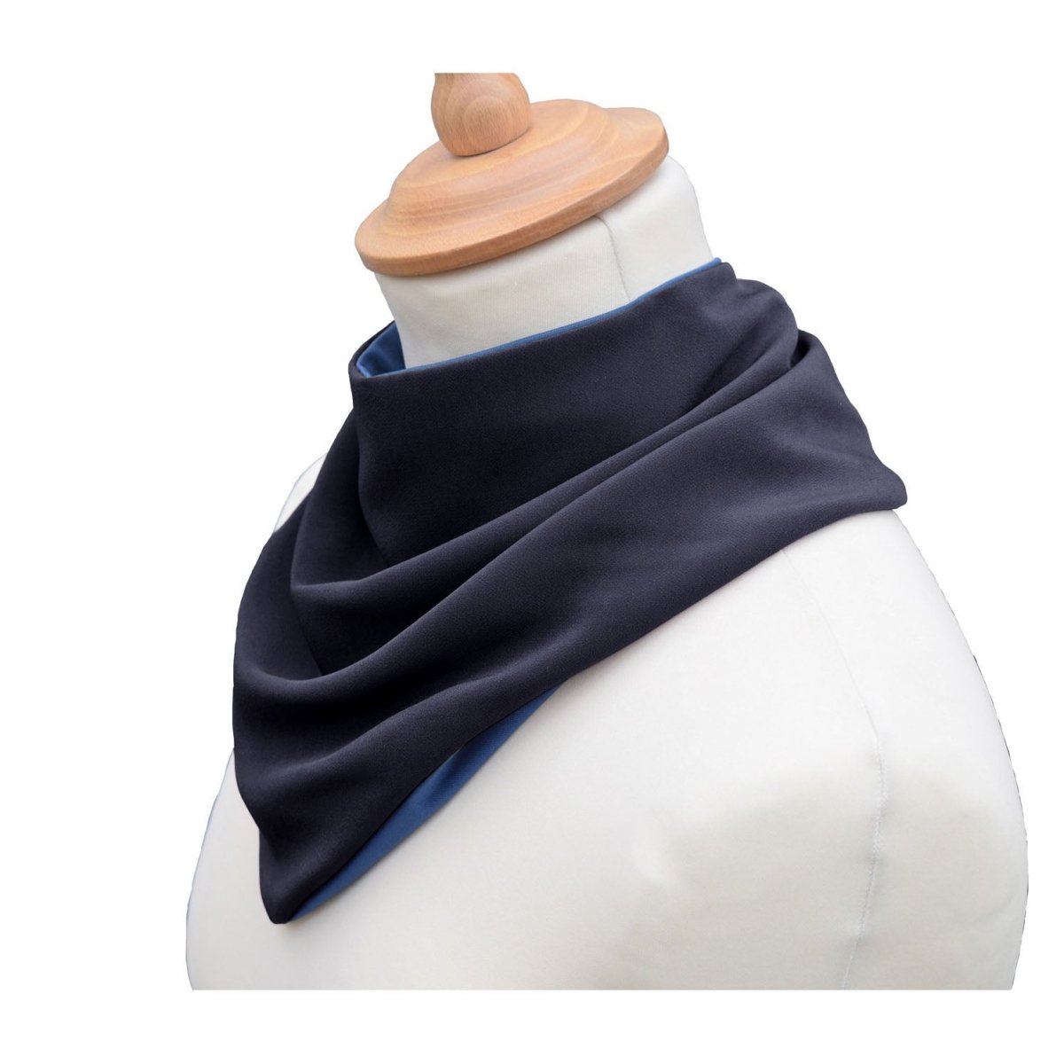 Premium Neckerchief Style Adult Dribble Bib - Waterproof & Discreet - Medium - Charcoal - Bibs & Neckerchiefs