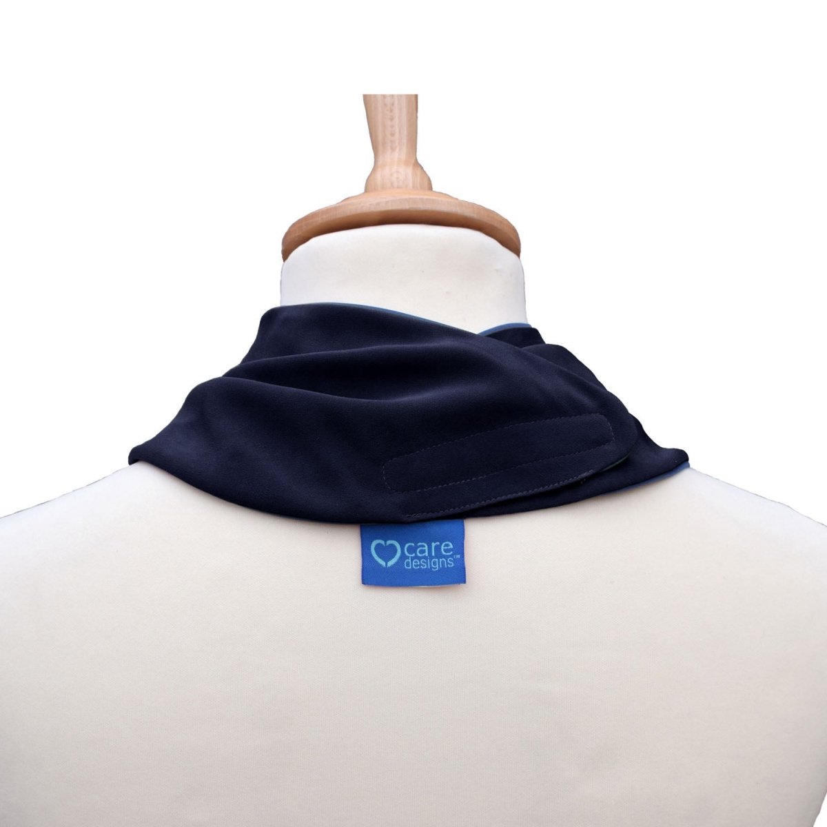Premium Neckerchief Style Adult Dribble Bib - Waterproof & Discreet - Medium - Charcoal - Bibs & Neckerchiefs