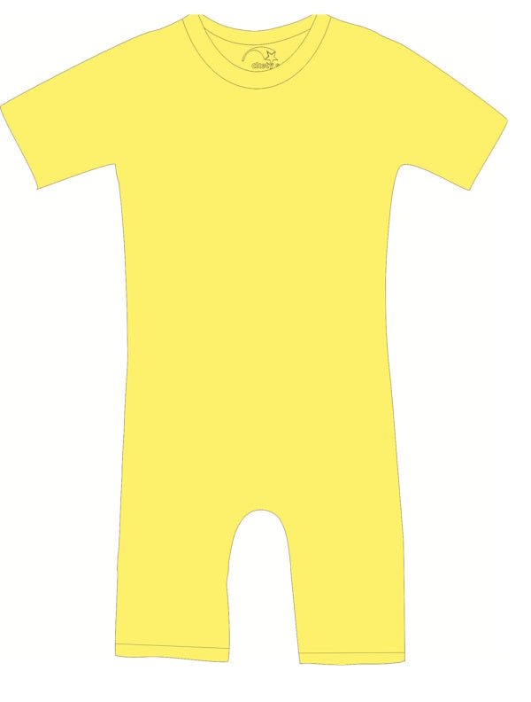 R103C 100% Cotton Short Sleeve Summer Zip Back Pjs - Adult - Bodyvests and Sleepwear