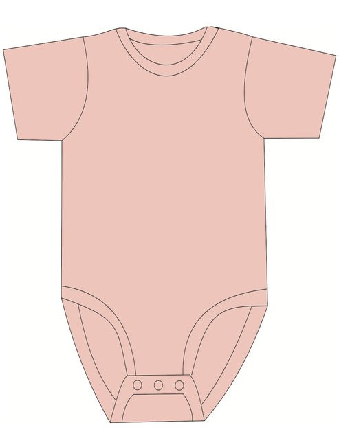 R136C 100% Cotton T-shirt Popper Vest - Adults - Bodyvests and Sleepwear