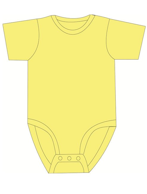 R136C 100% Cotton T-shirt Popper Vest - Adults - Bodyvests and Sleepwear
