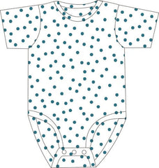 R136C 100% Cotton T-shirt Popper Vest - Adults - Bodyvests and Sleepwear