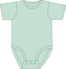 R136C 100% Cotton T-shirt Popper Vest - Adults - Bodyvests and Sleepwear