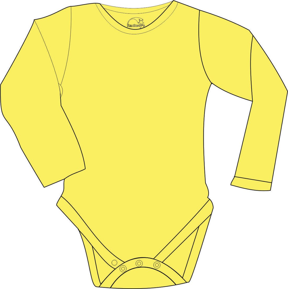 R154C 100% Cotton Long Sleeved T-Shirt Popper Vest Adult - Bodyvests and Sleepwear