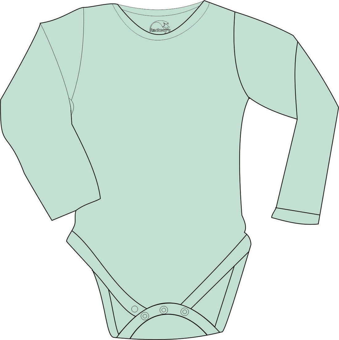 R154C 100% Cotton Long Sleeved T-Shirt Popper Vest Adult - Bodyvests and Sleepwear