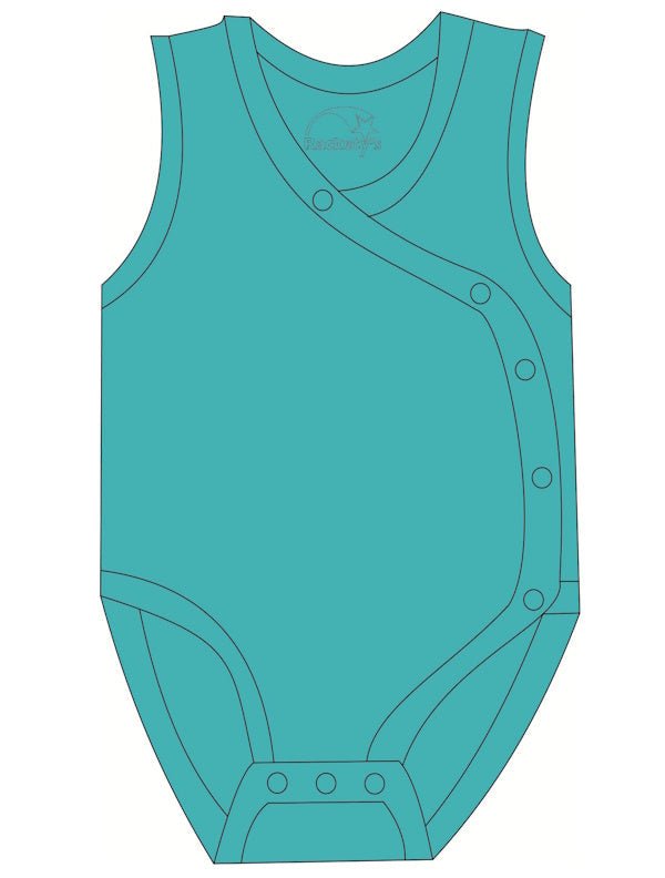 R180C 100% Cotton Keeley Side Opening PEG Tube Access Vest - Adult - Tube Feeding