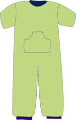 R213C 100% Cotton Summer Onesie Pyjama - Adult - Bodyvests and Sleepwear