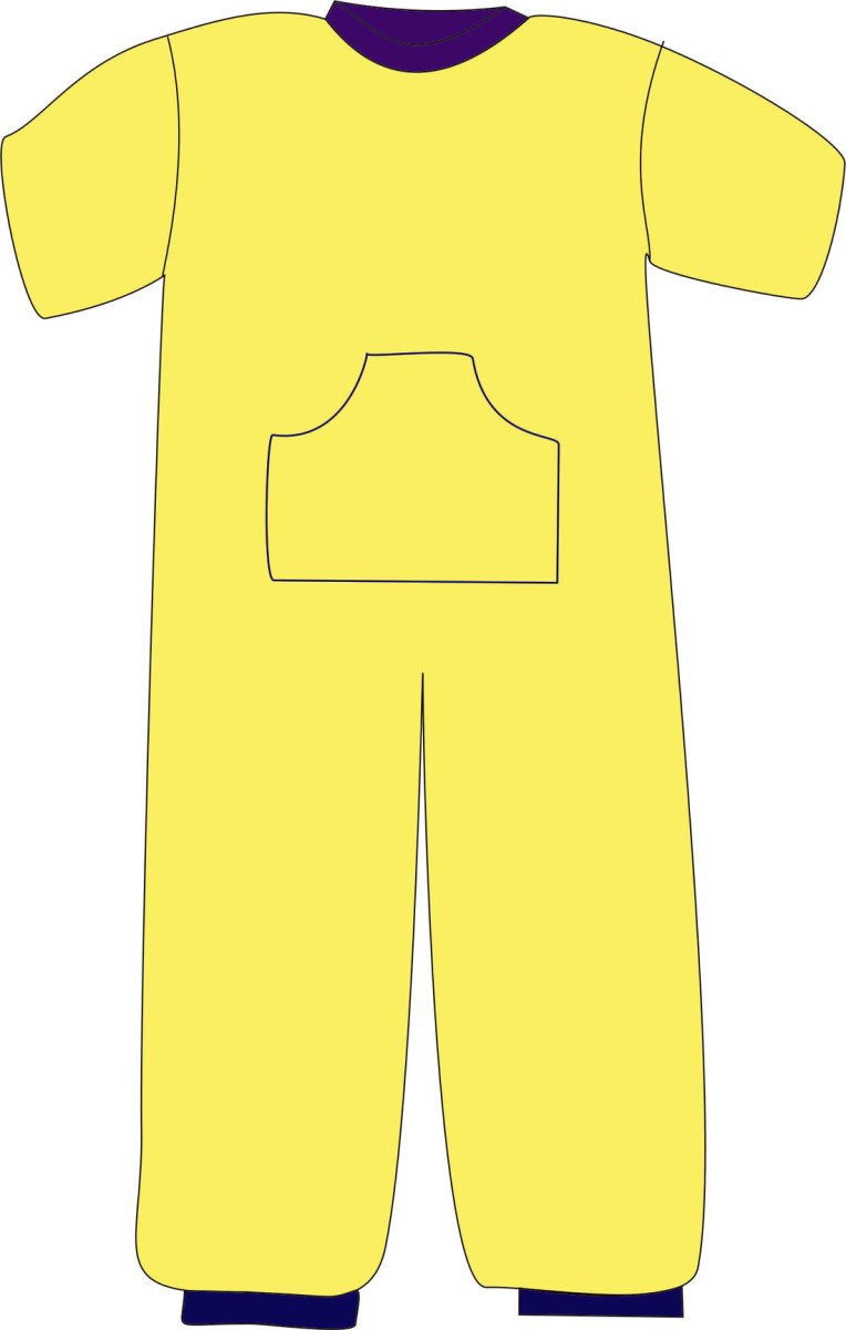 R213C 100% Cotton Summer Onesie Pyjama - Adult - Bodyvests and Sleepwear