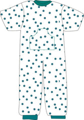 R213C 100% Cotton Summer Onesie Pyjama - Adult - Bodyvests and Sleepwear