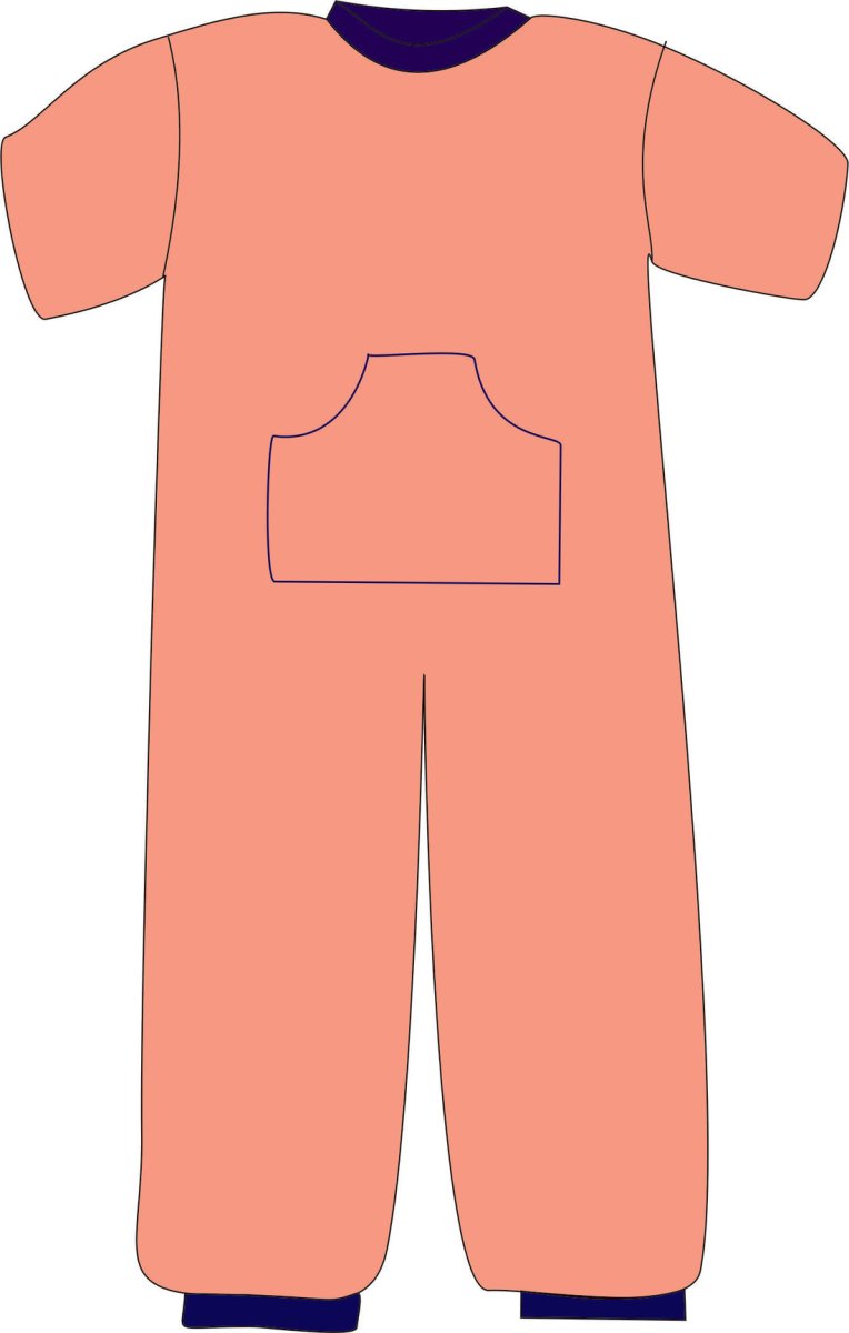 R213C 100% Cotton Summer Onesie Pyjama - Adult - Bodyvests and Sleepwear