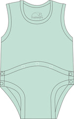 R073C Children 100% Cotton Joey's with Peg tube access in mint