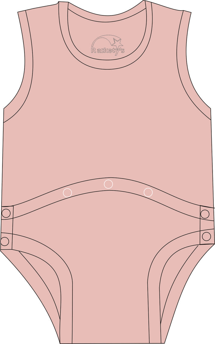 R073C Children 100% Cotton Joey's with Peg tube access in tan