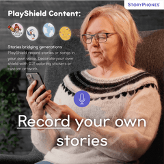 Record Your Own Content StoryShield - for StoryPhones - Sensory Toys