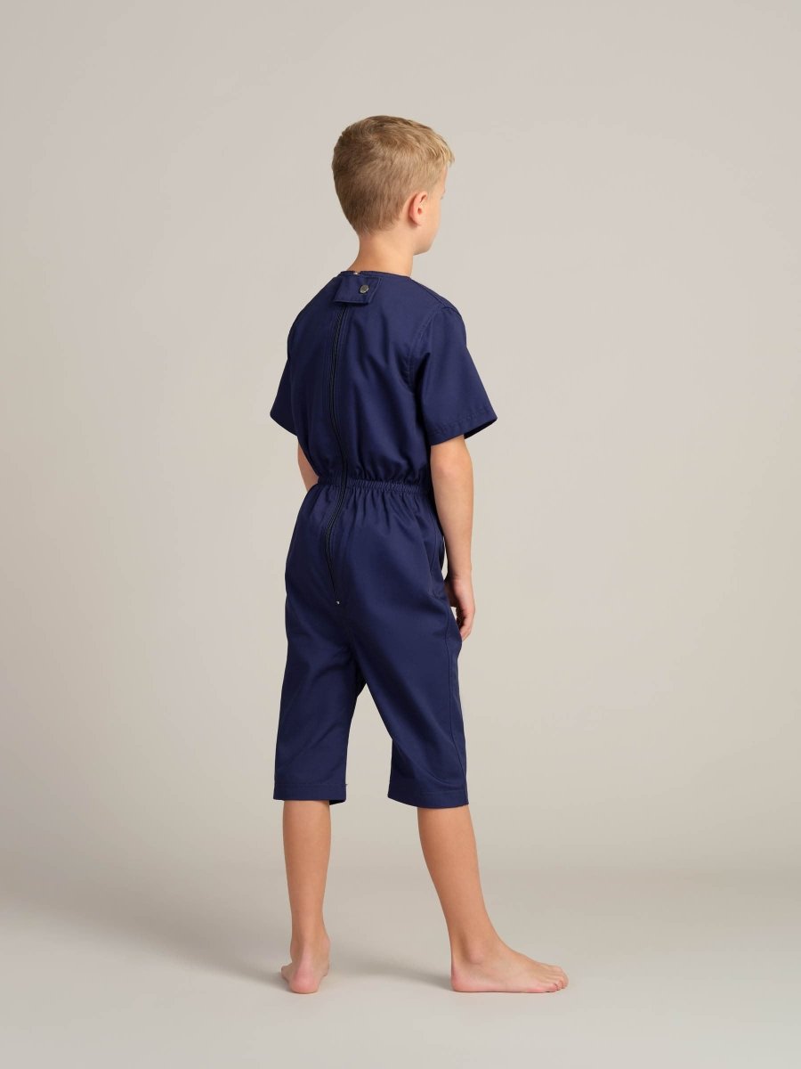 Rip - resistant bodysuit for children with short sleeves and short legs - Daywear