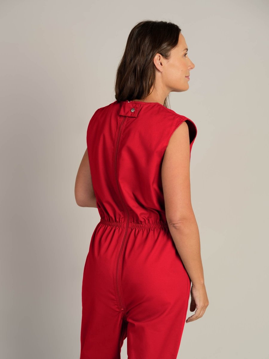 Rip Resistant Sleeveless Bodysuit With Long Legs - Daywear