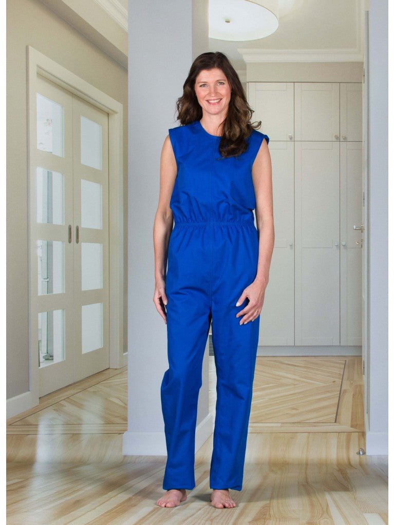 Rip Resistant Sleeveless Bodysuit With Long Legs - Daywear
