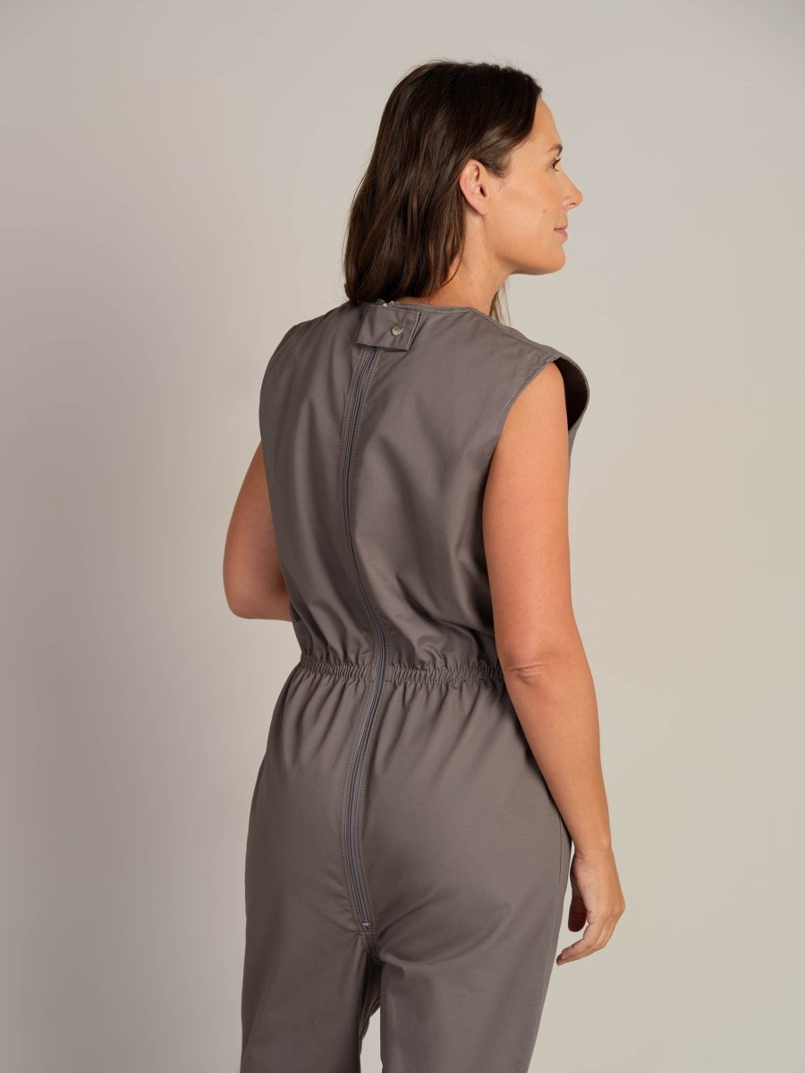 Rip Resistant Sleeveless Bodysuit With Long Legs - Daywear