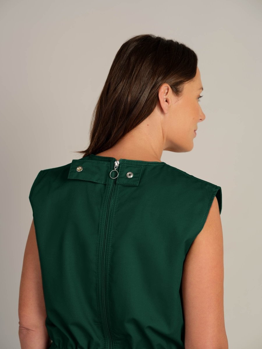 Rip Resistant Sleeveless Bodysuit With Long Legs - Daywear
