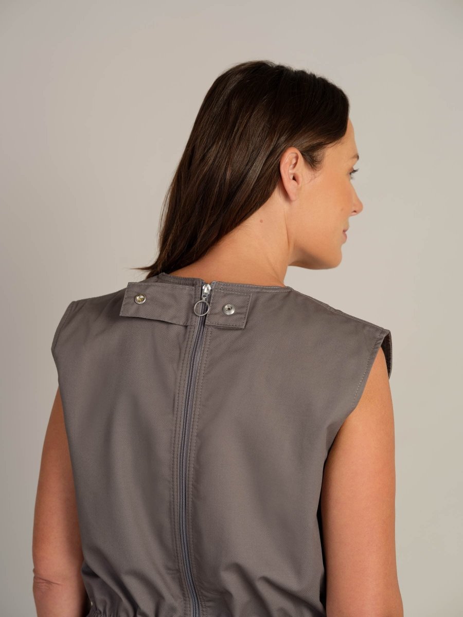 Rip Resistant Sleeveless Bodysuit With Long Legs - Daywear